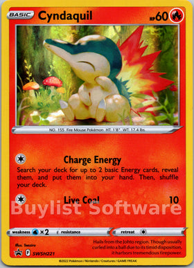 Cyndaquil (Cosmos Holo)