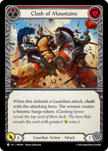 Clash of Mountains (Red)