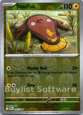Stunfisk (Poke Ball Pattern) [035/086] [White Flare] Holofoil