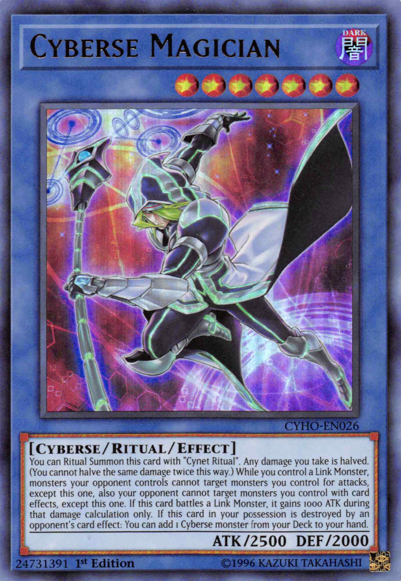 Cyberse Magician [CYHO-EN026] Ultra Rare