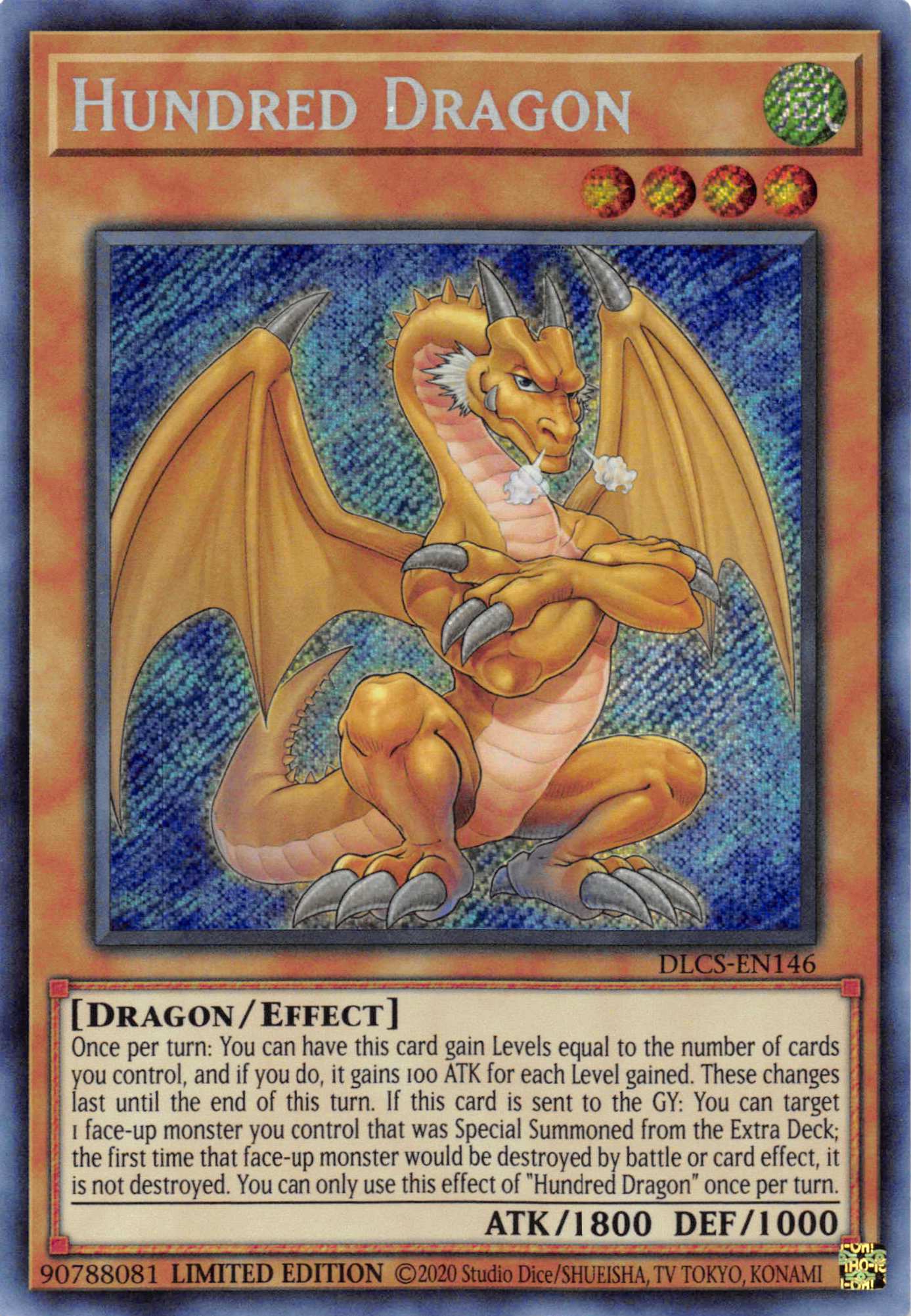 Hundred Dragon [DLCS-EN146] Secret Rare