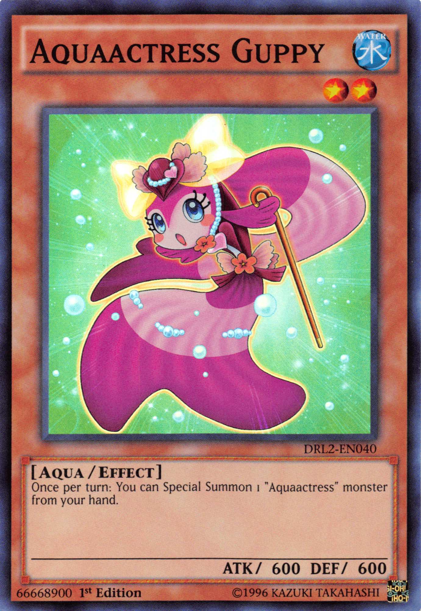 Aquaactress Guppy [DRL2-EN040] Super Rare