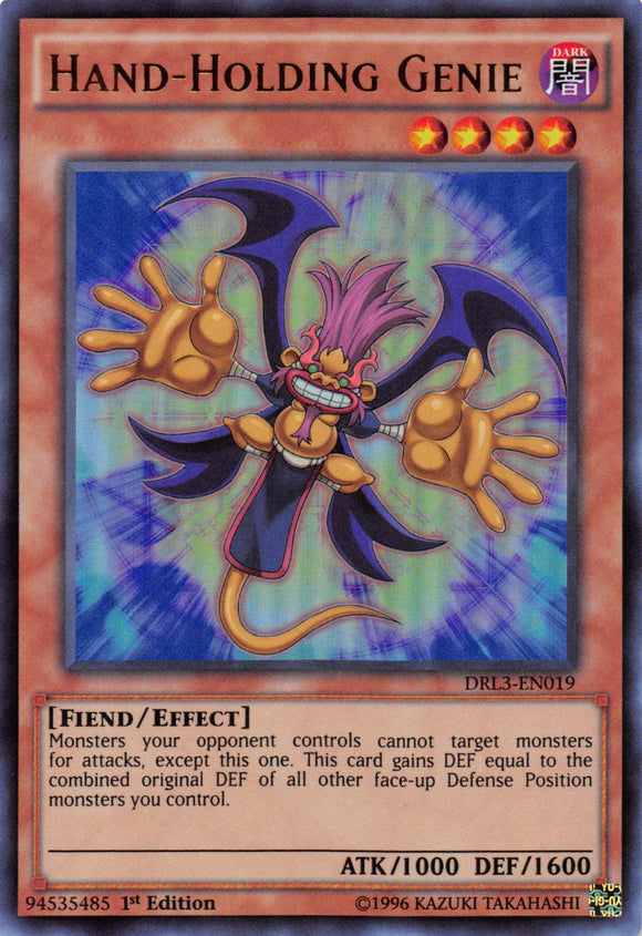 Hand-Holding Genie [DRL3-EN019] Ultra Rare