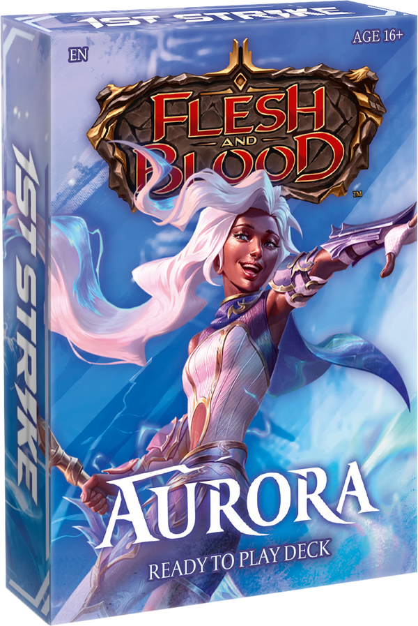 Flesh and Blood: Aurora (Lightning Runeblade) 1st Strike Deck