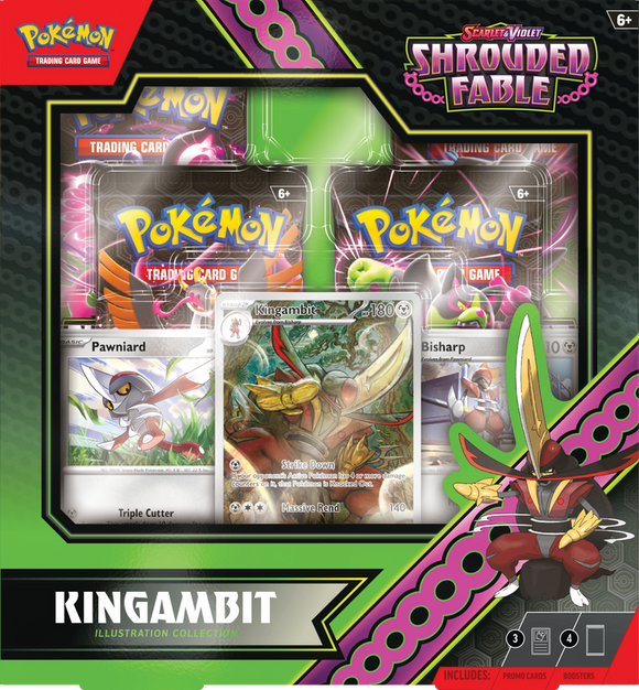 Pokémon TCG: Scarlet & Violet Shrouded Fable Kingambit Illustration Collection