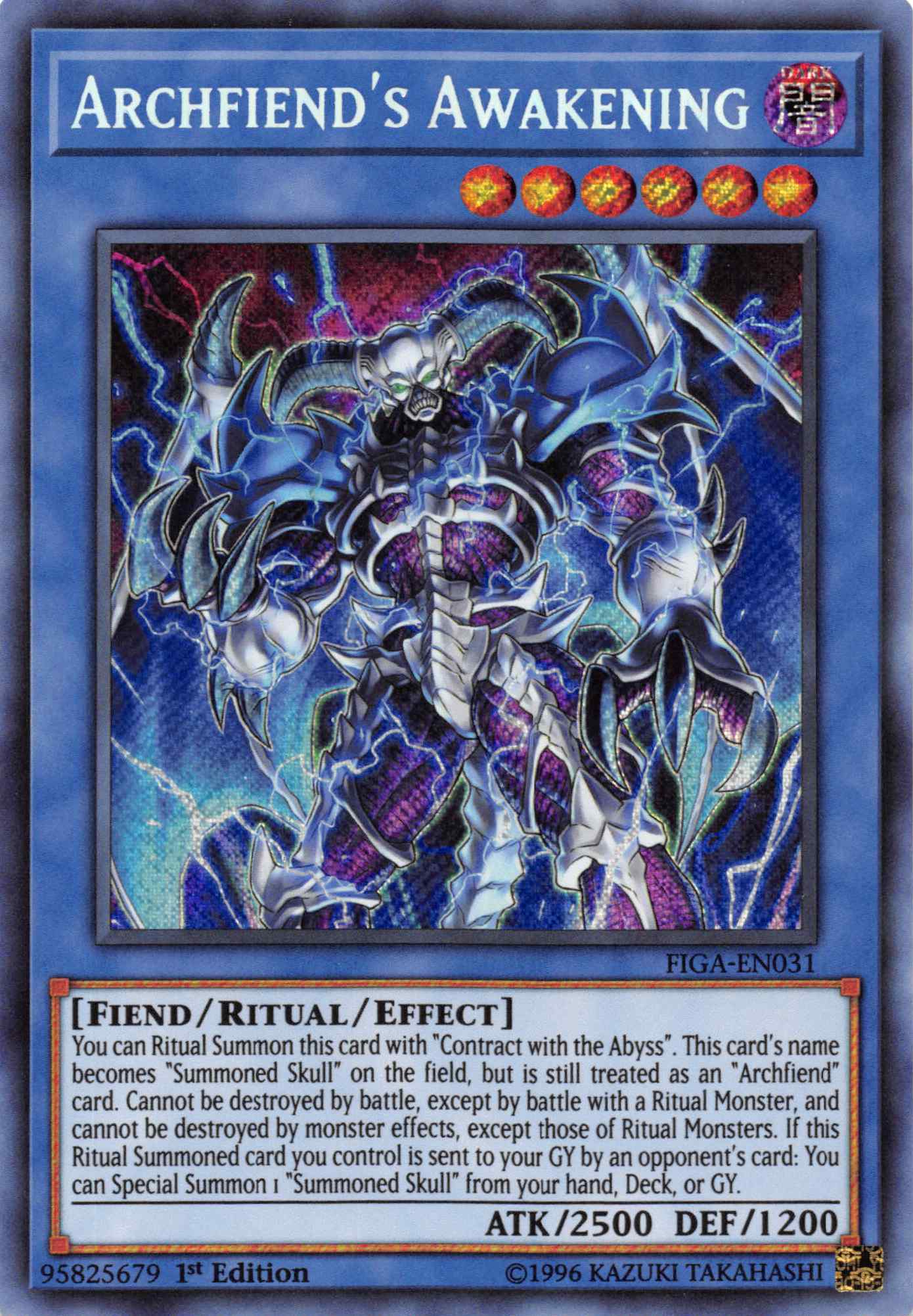 Archfiend's Awakening [FIGA-EN031] Secret Rare