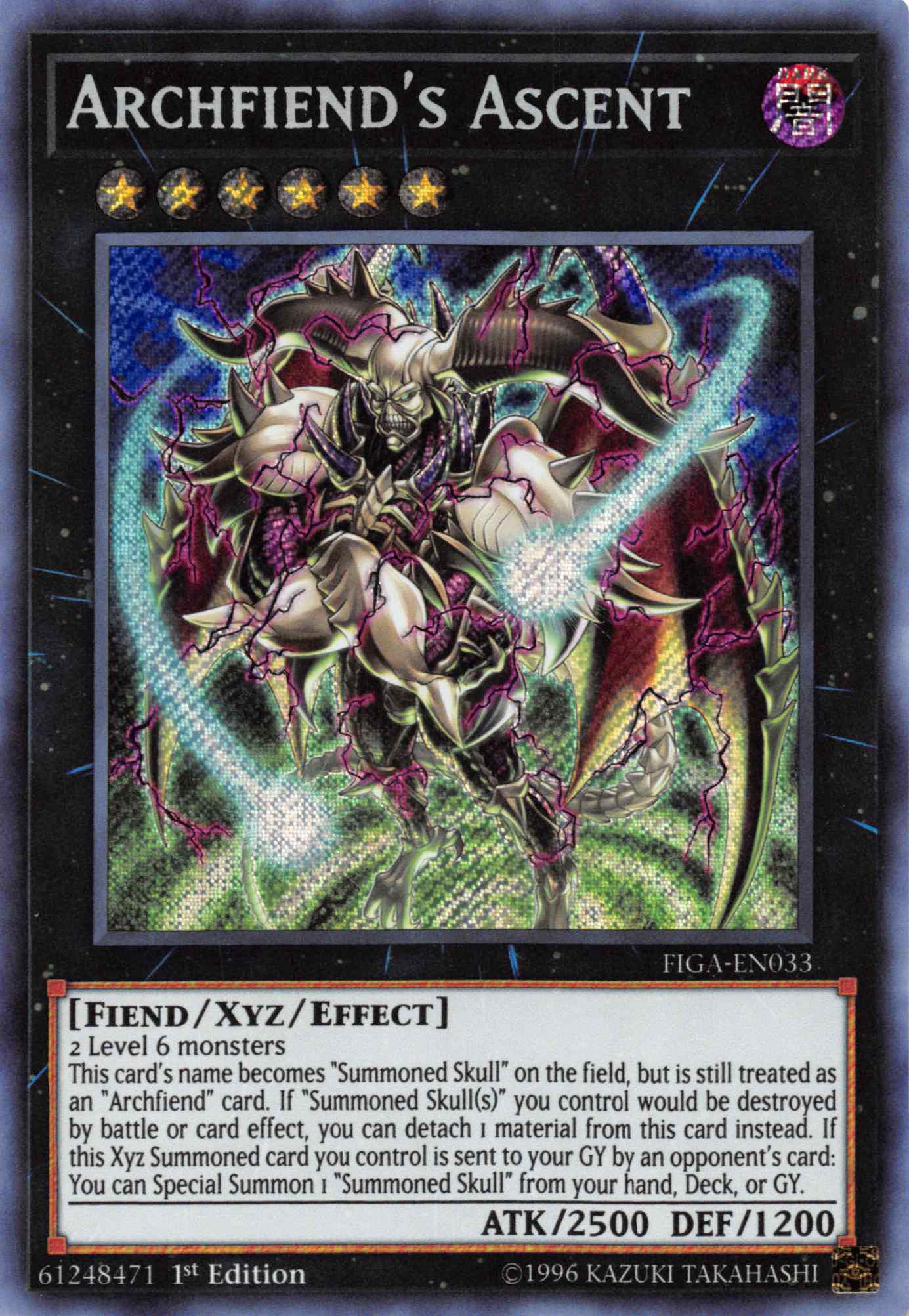 Archfiend's Ascent [FIGA-EN033] Secret Rare