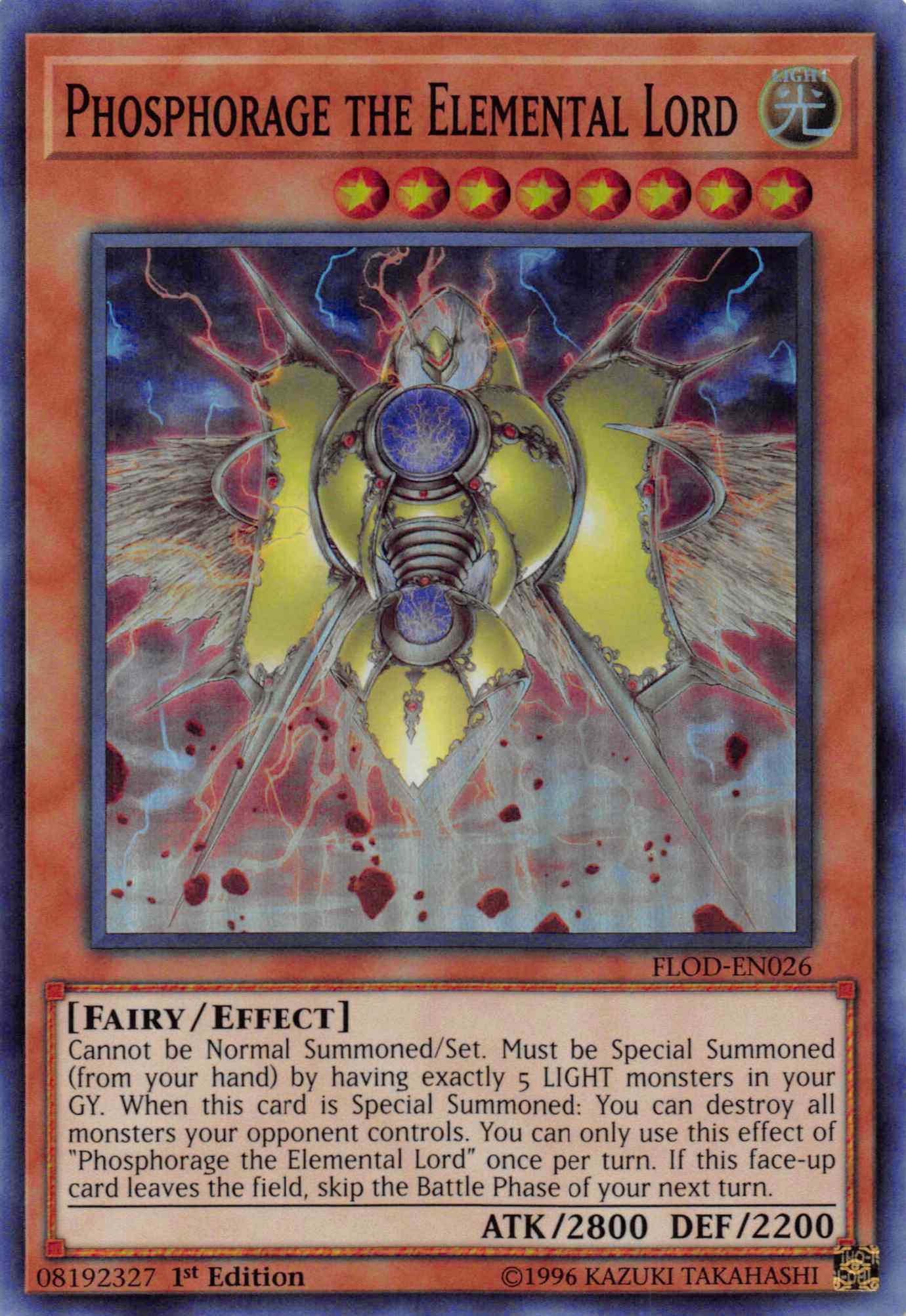 Phosphorage the Elemental Lord [FLOD-EN026] Super Rare