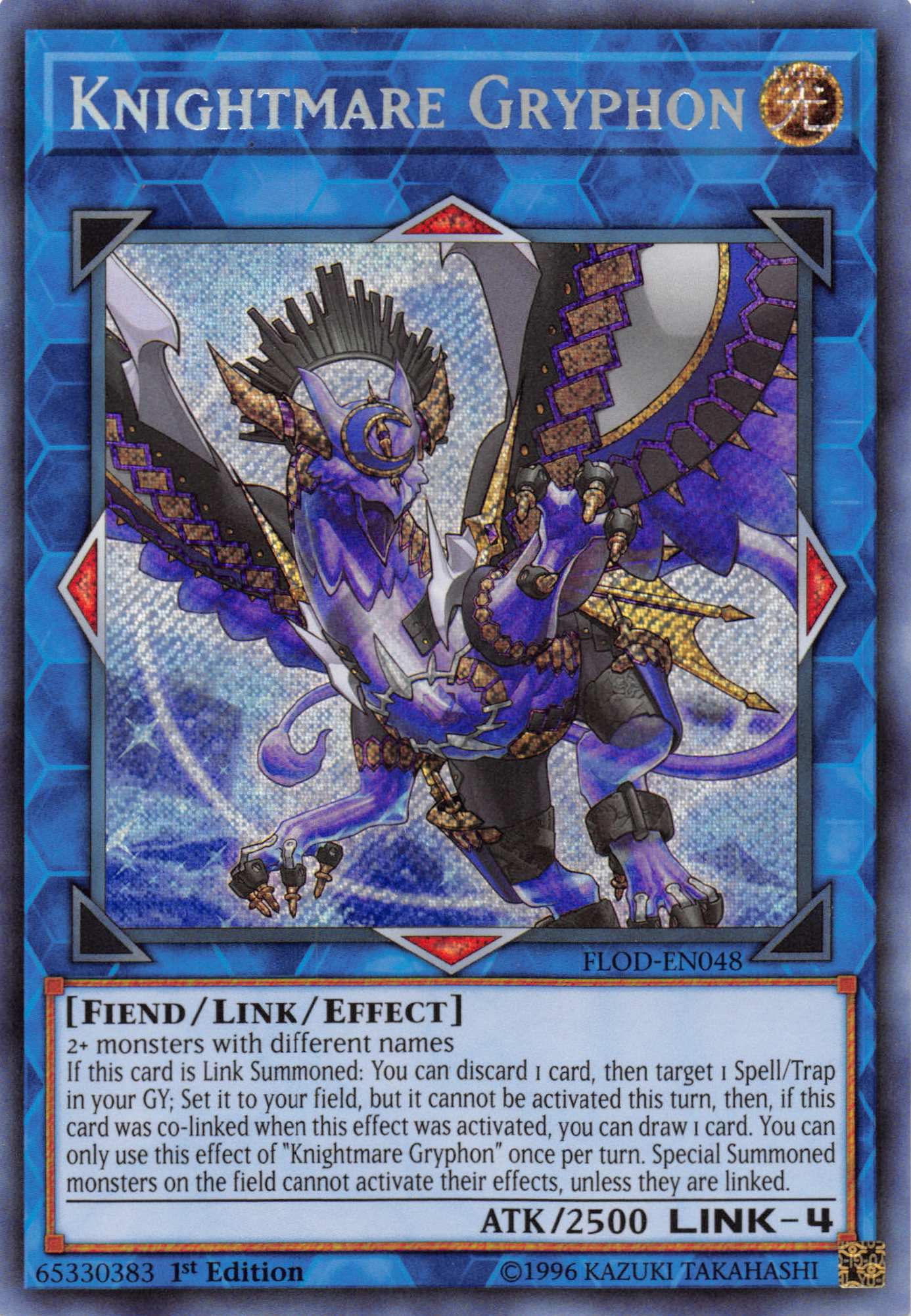 Knightmare Gryphon [FLOD-EN048] Secret Rare