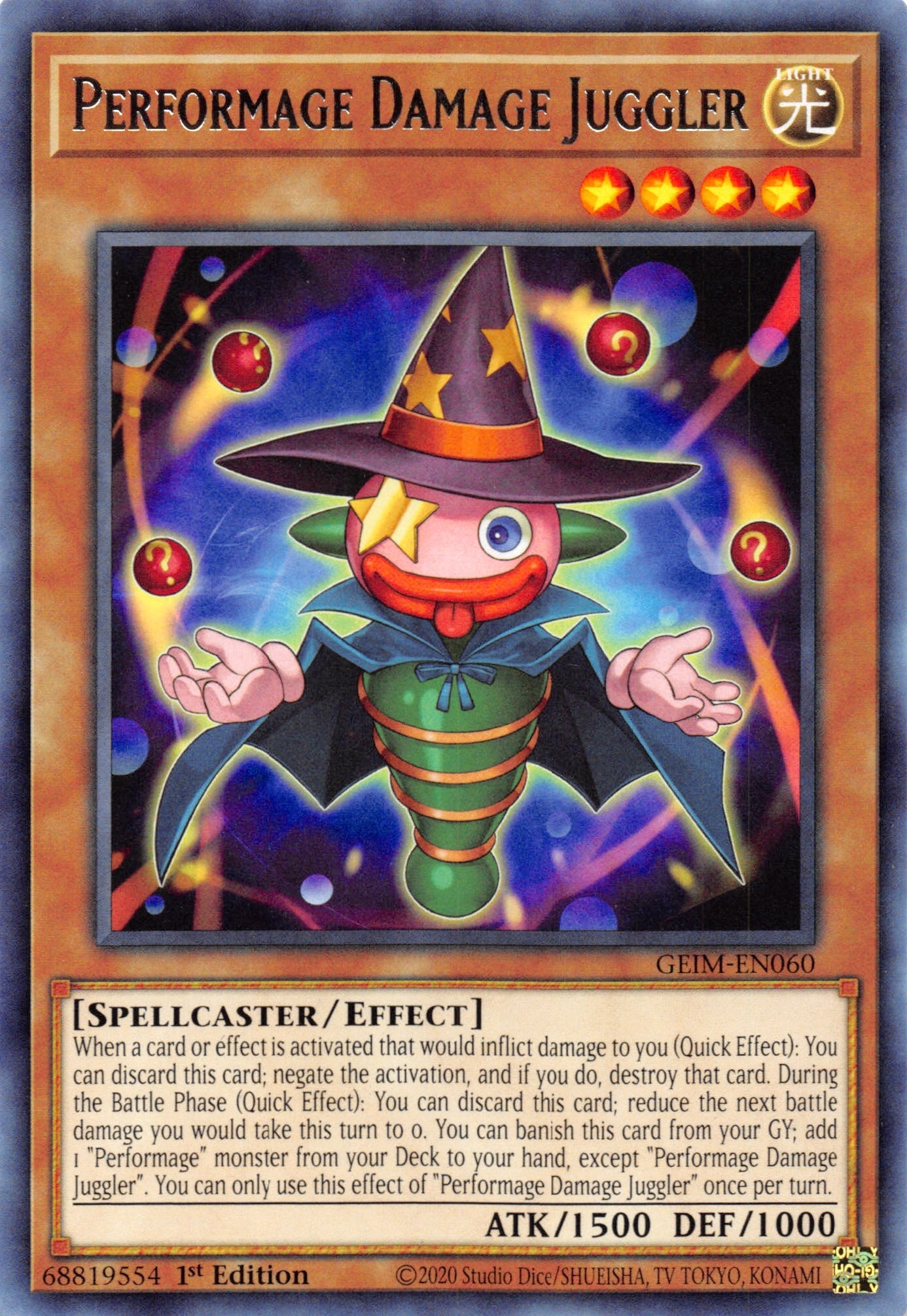 Performage Damage Juggler [GEIM-EN060] Rare