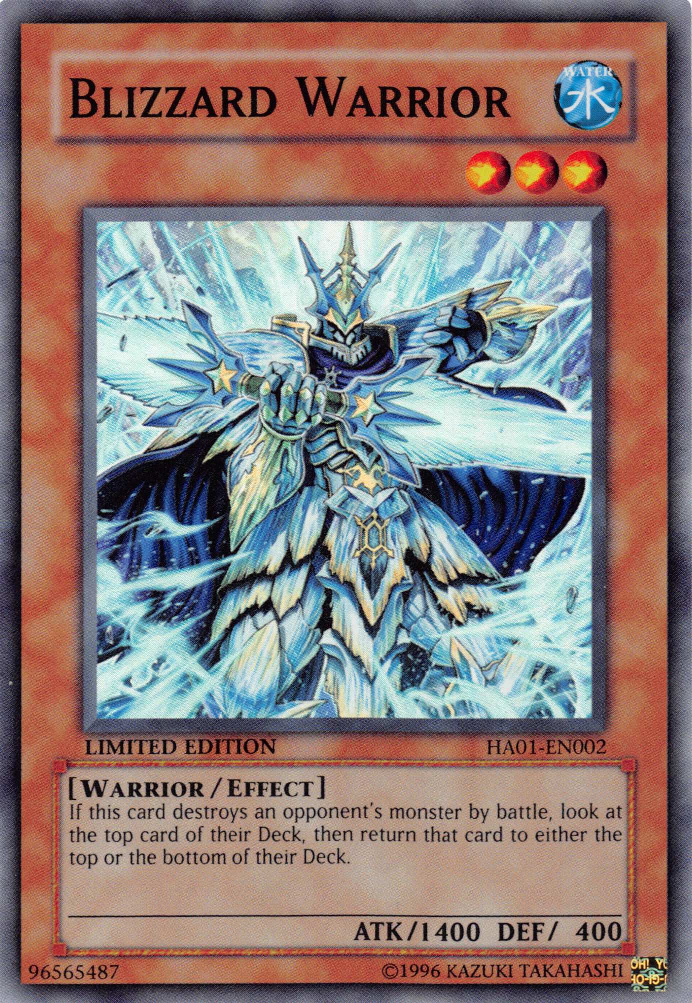 Blizzard Warrior [HA01-EN002] Super Rare