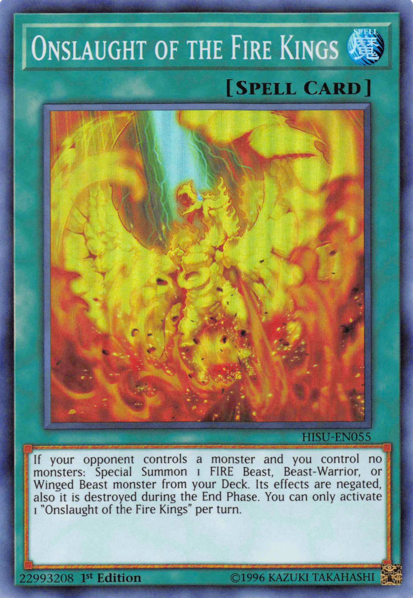 Onslaught of the Fire Kings [HISU-EN055] Super Rare