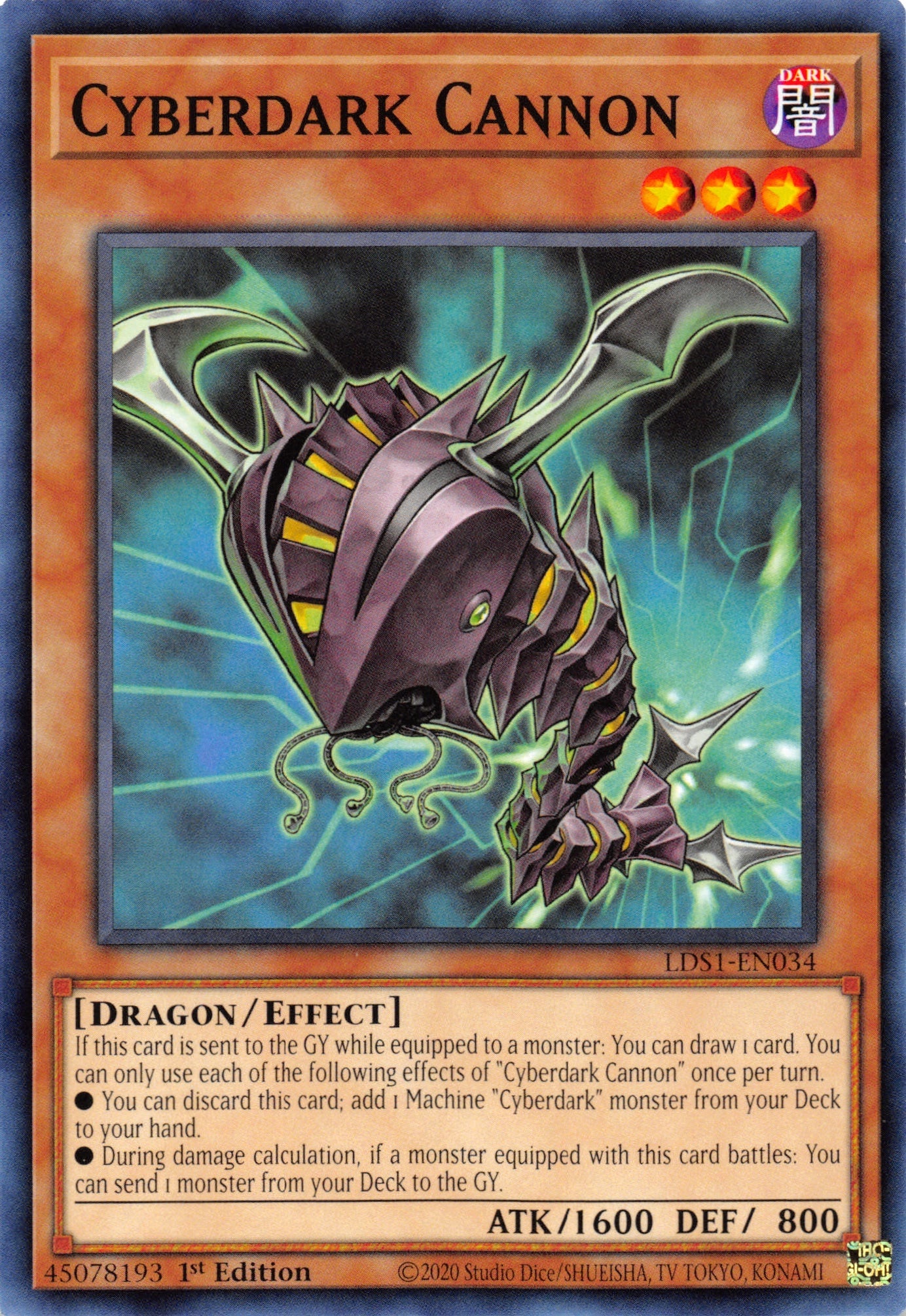 Cyberdark Cannon [LDS1-EN034] Common