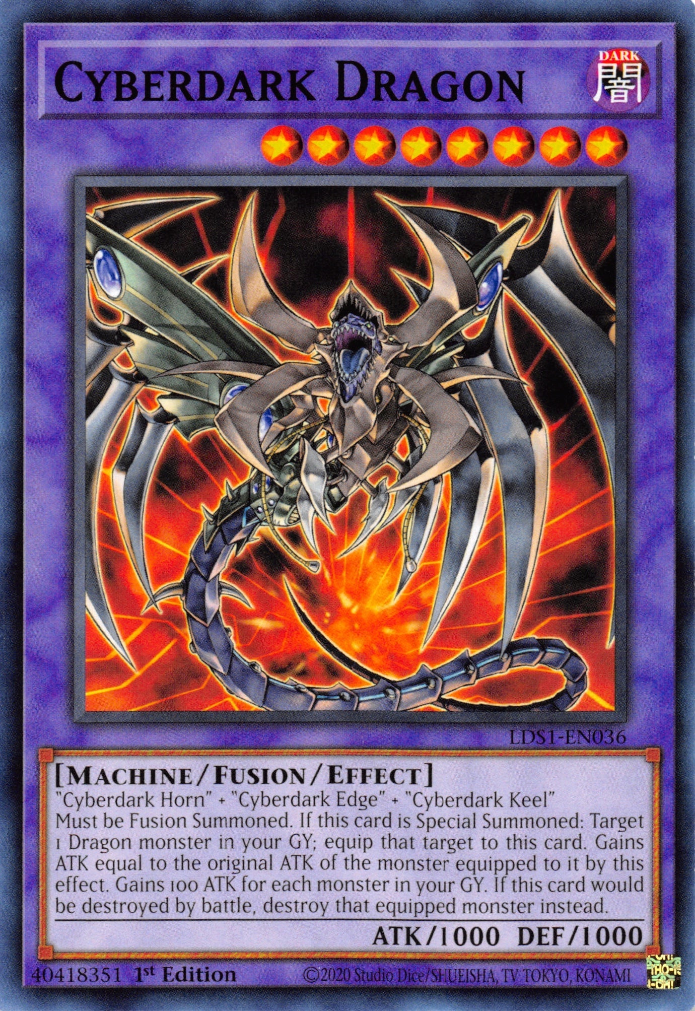 Cyberdark Dragon [LDS1-EN036] Common