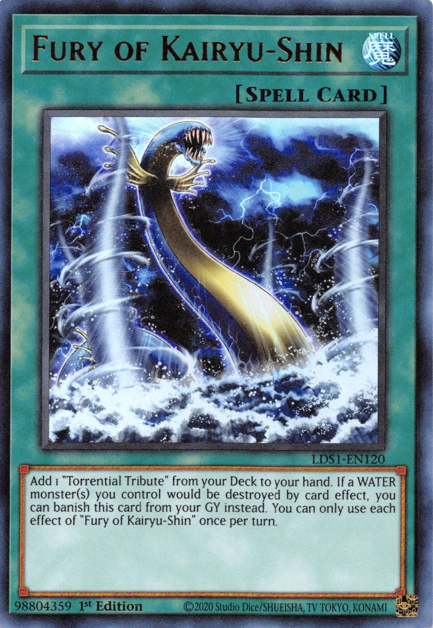 Fury of Kairyu-Shin [LDS1-EN120] Ultra Rare