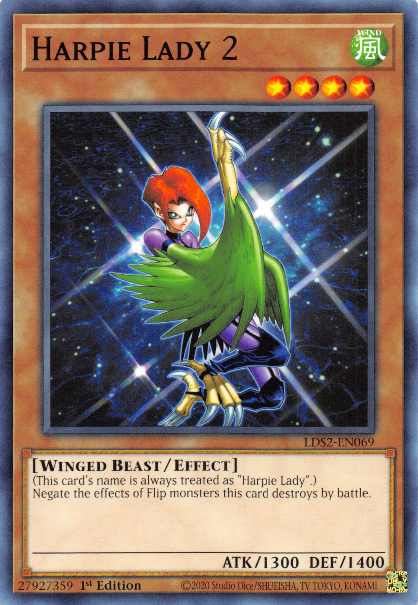 Harpie Lady 2 [LDS2-EN069] Common