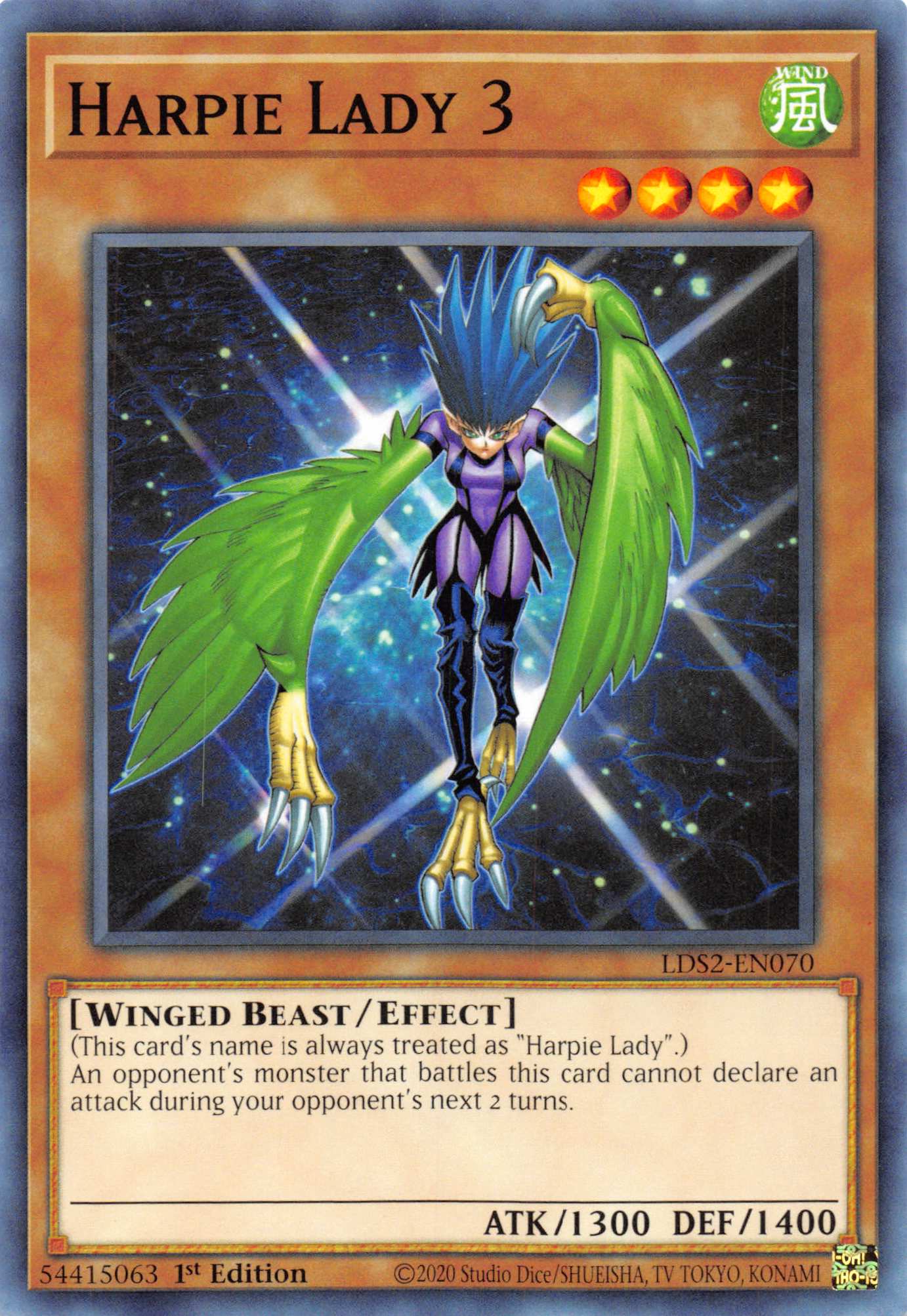 Harpie Lady 3 [LDS2-EN070] Common