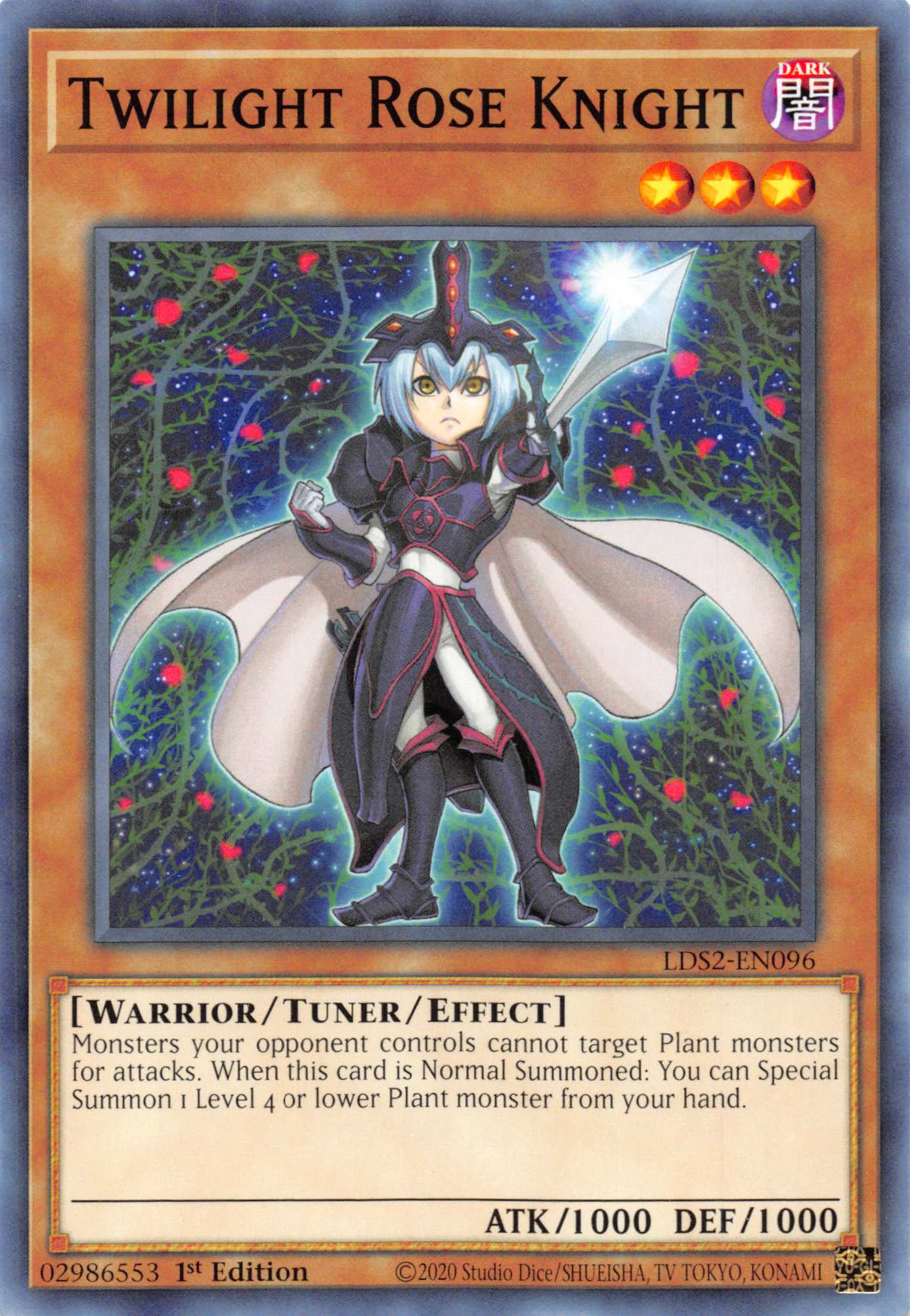 Twilight Rose Knight [LDS2-EN096] Common