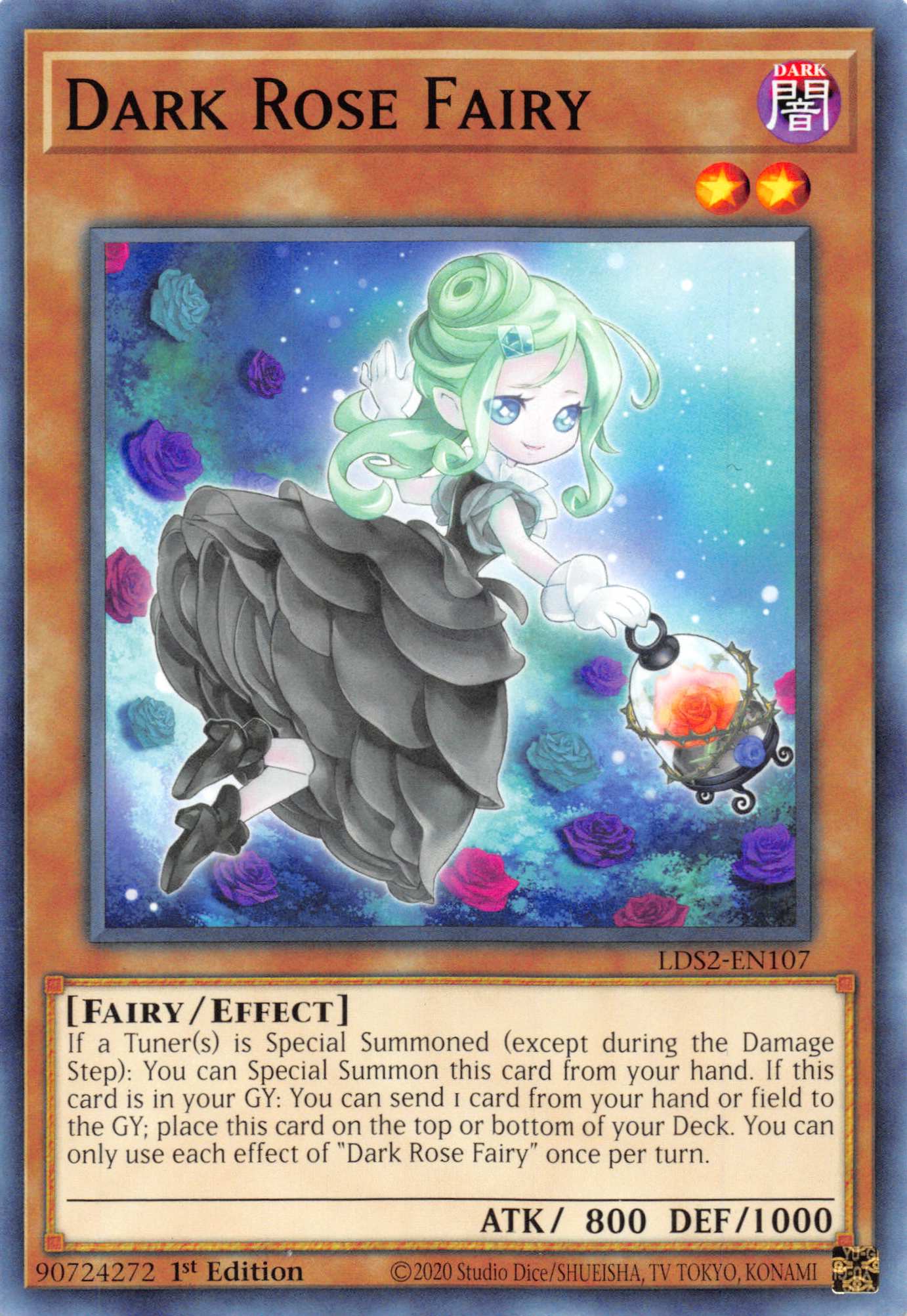 Dark Rose Fairy [LDS2-EN107] Common