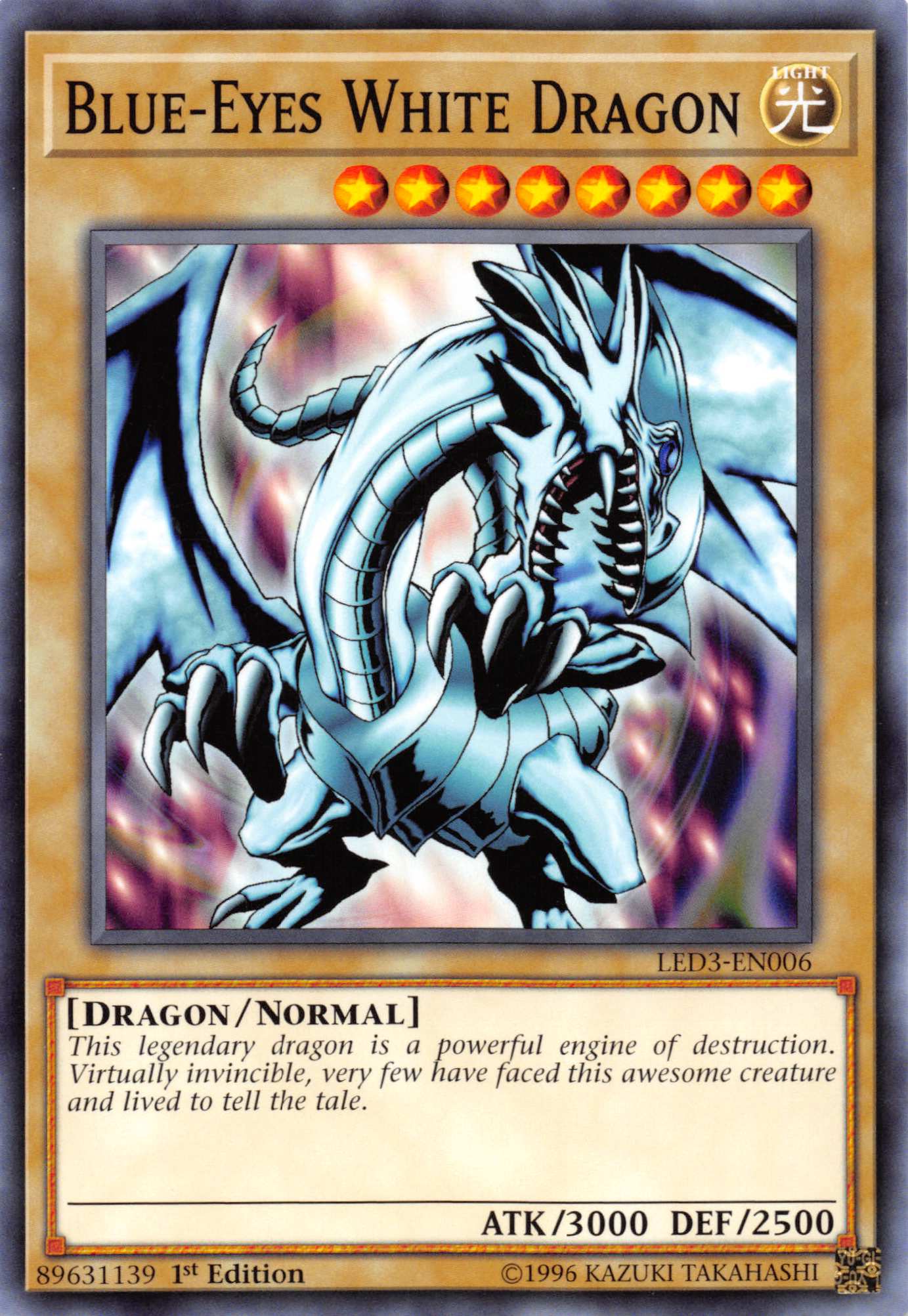 Blue-Eyes White Dragon [LED3-EN006] Common