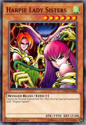 Harpie Lady Sisters [LED4-EN006] Common