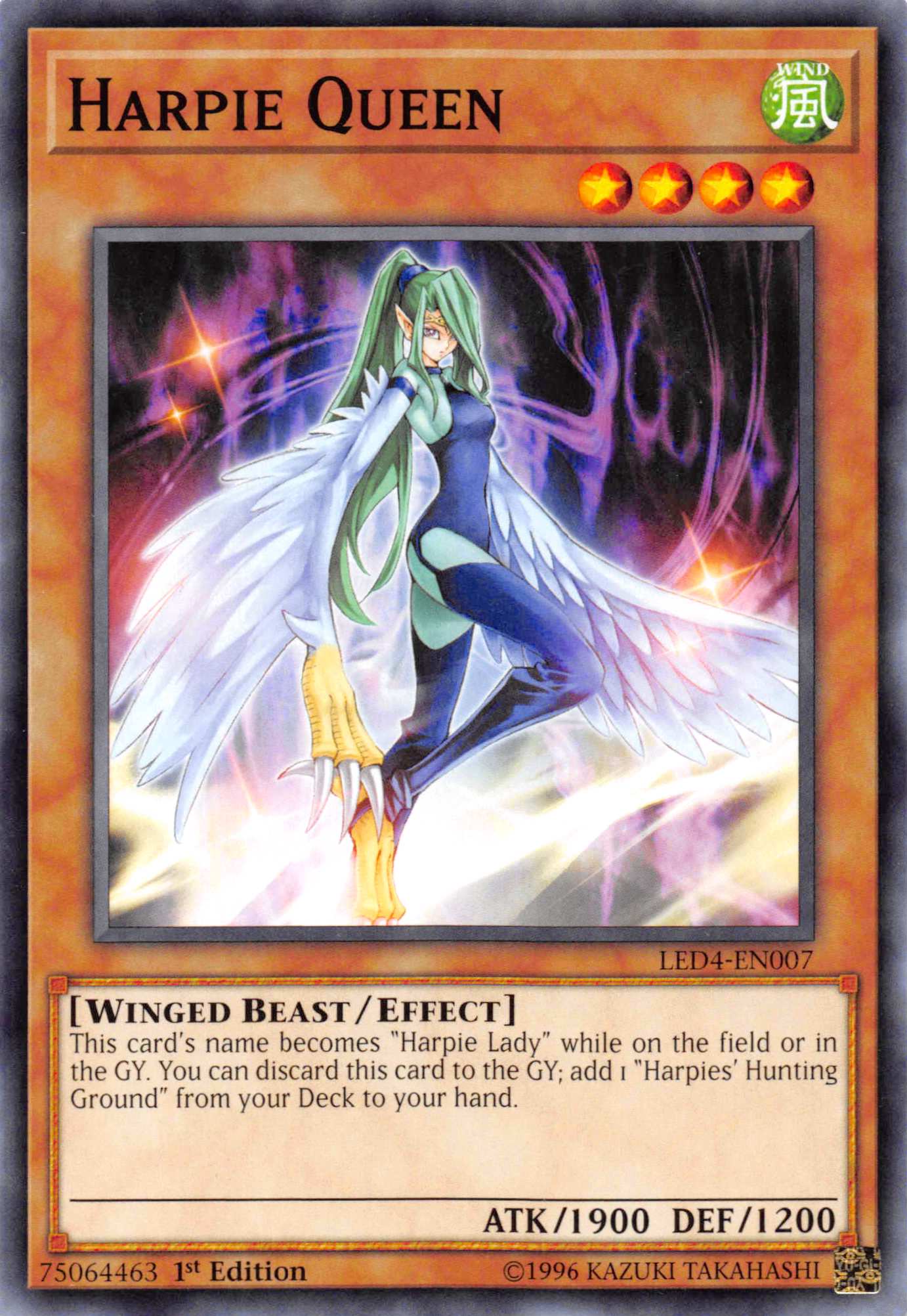 Harpie Queen [LED4-EN007] Common