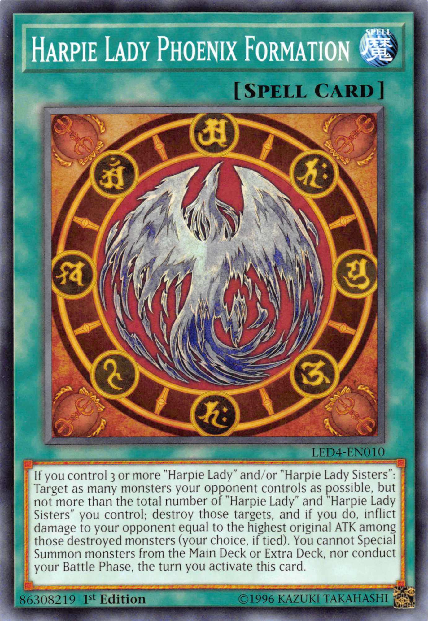 Harpie Lady Phoenix Formation [LED4-EN010] Common