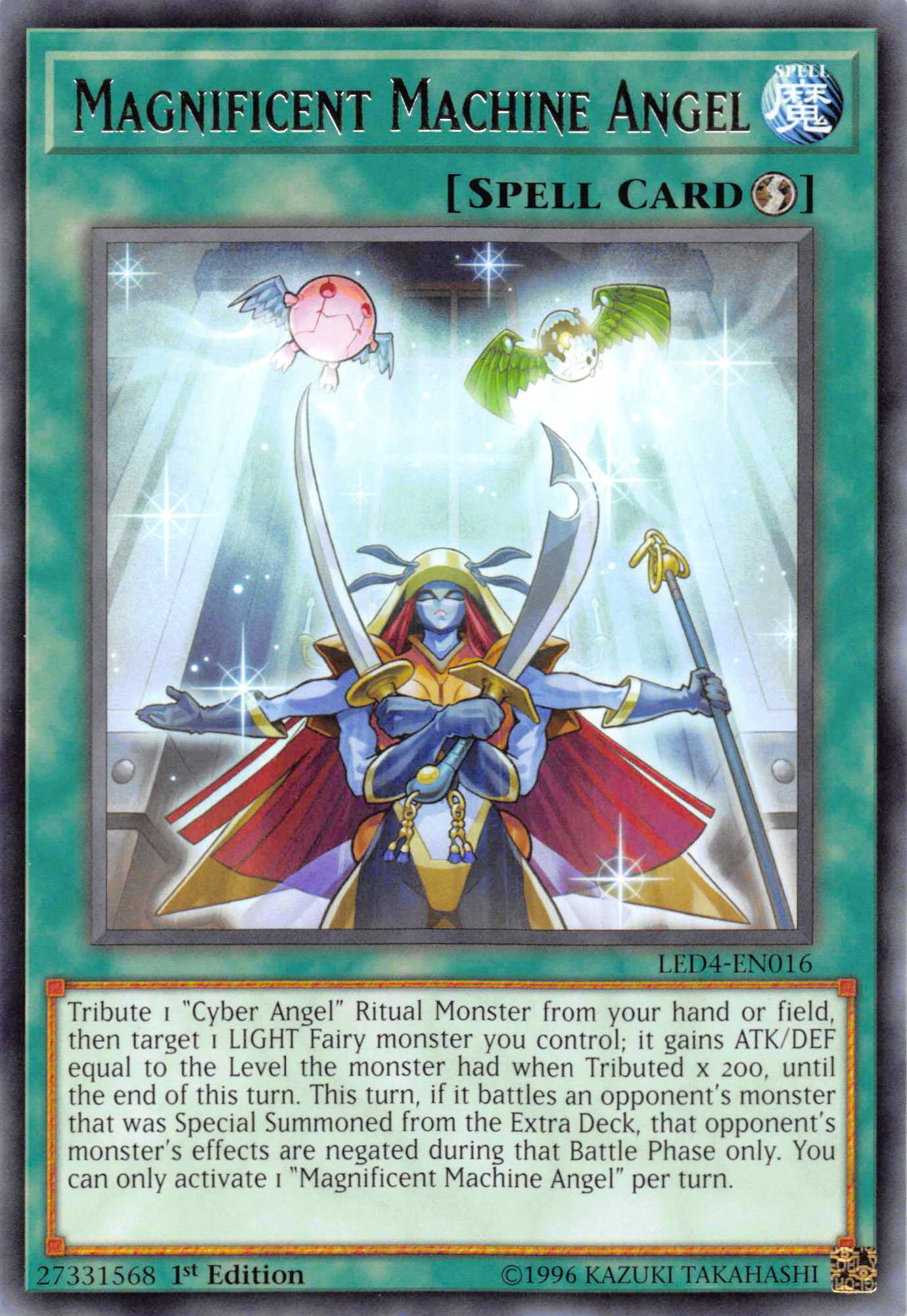 Magnificent Machine Angel [LED4-EN016] Rare