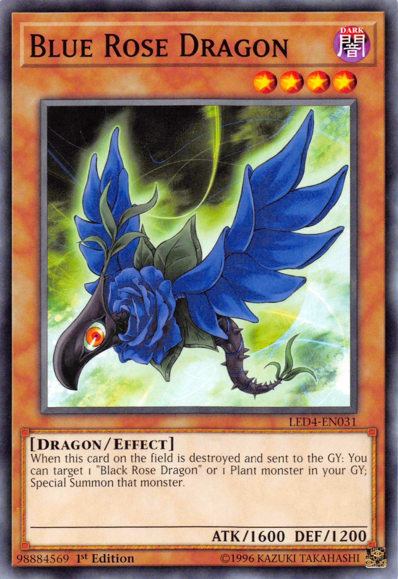 Blue Rose Dragon [LED4-EN031] Common