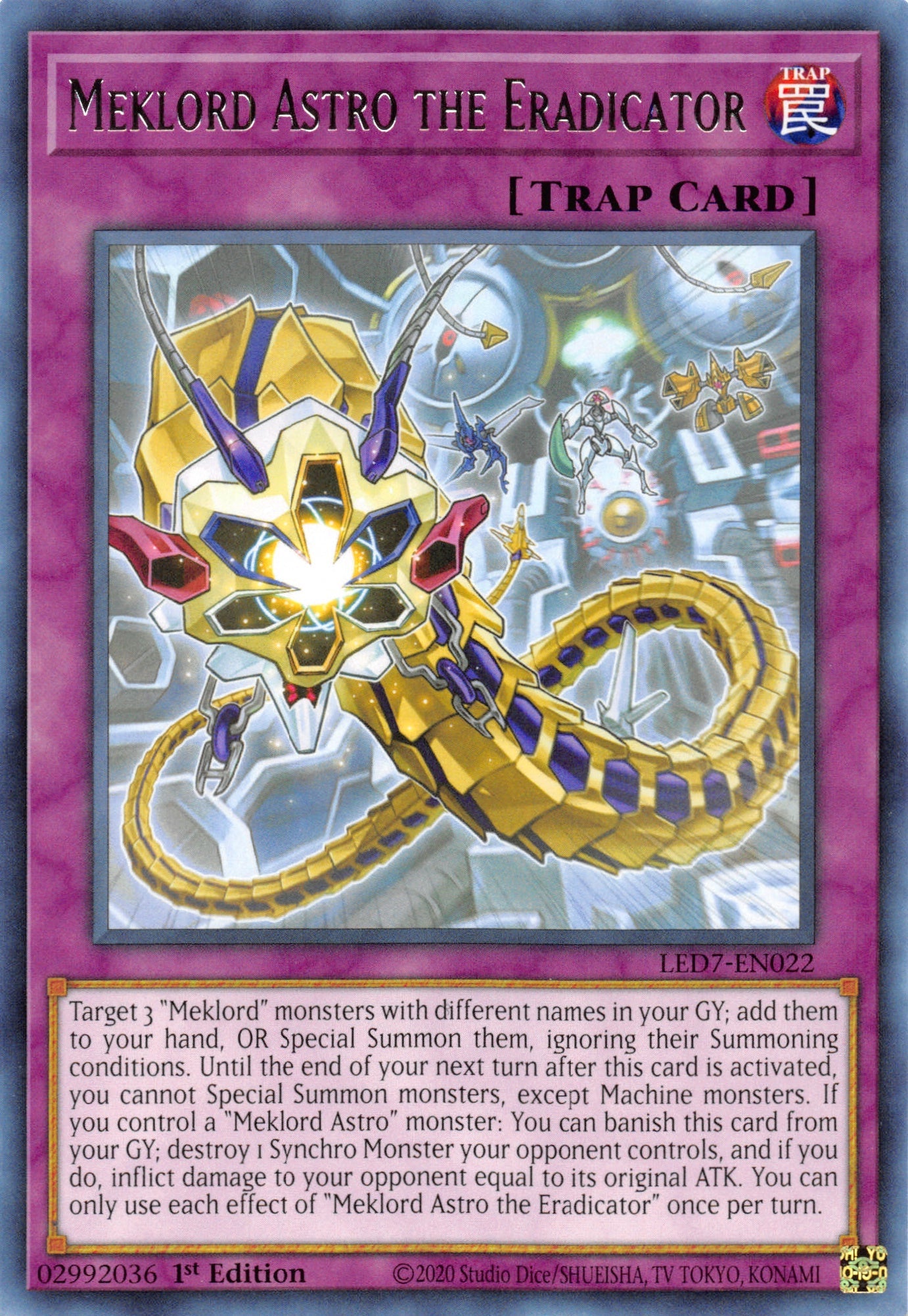 Meklord Astro the Eradicator [LED7-EN022] Rare