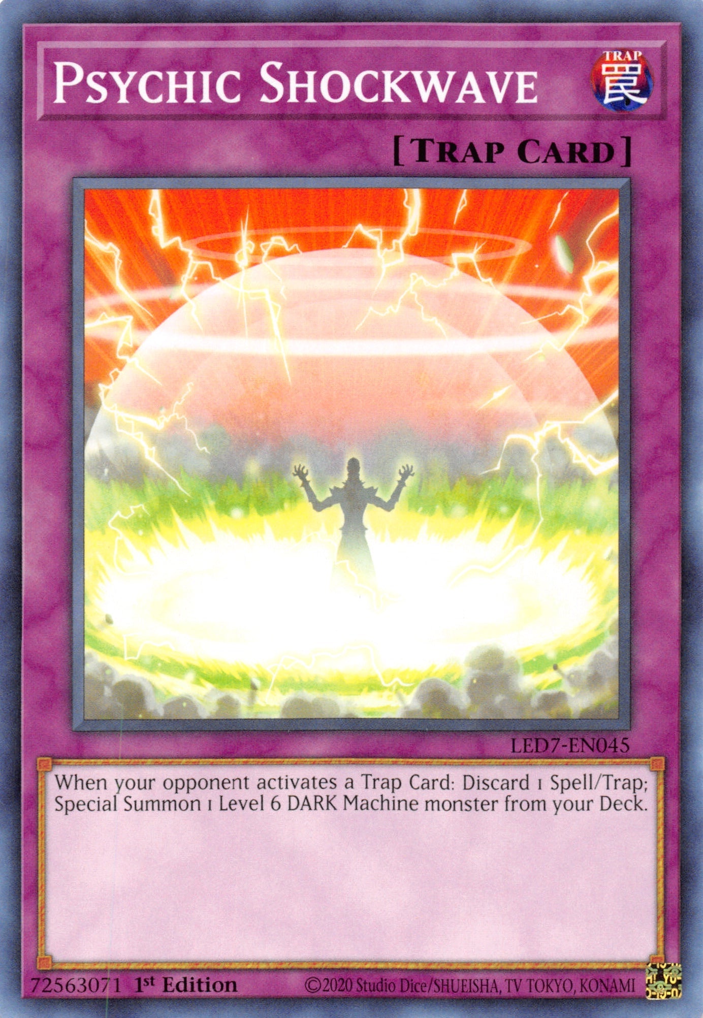 Psychic Shockwave [LED7-EN045] Common