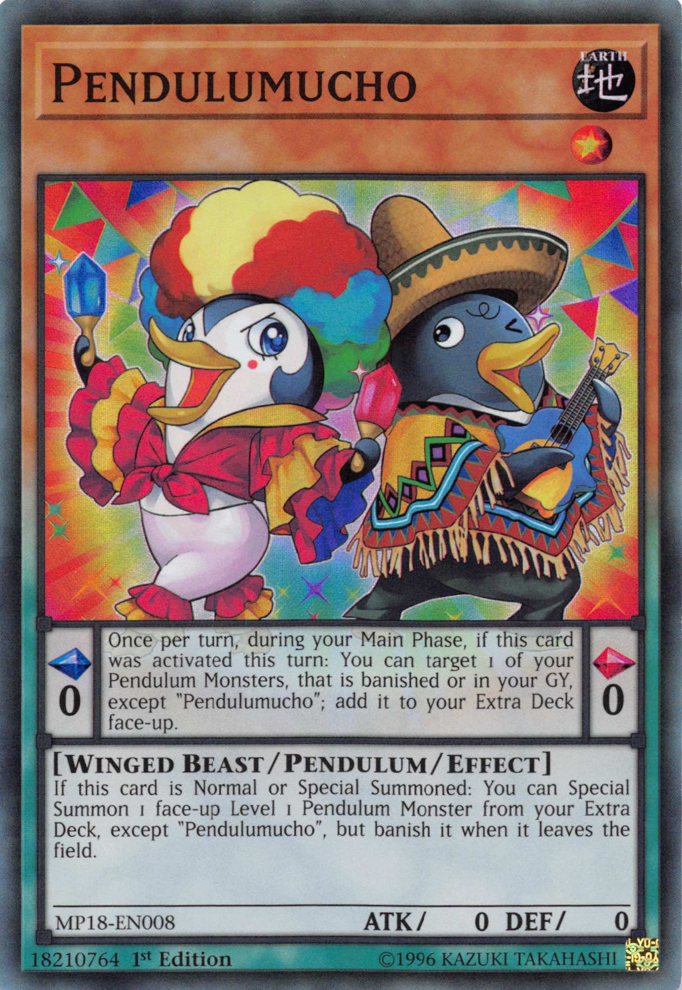 Pendulumucho [MP18-EN008] Super Rare