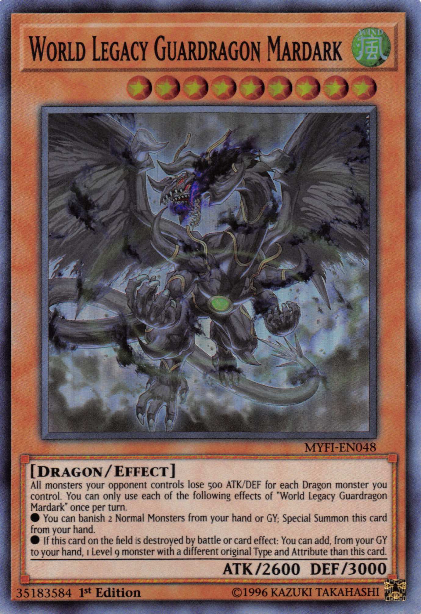 World Legacy Guardragon Mardark [MYFI-EN048] Super Rare