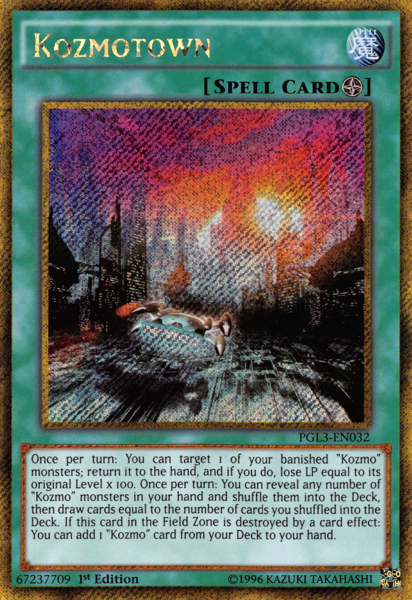 Kozmotown [PGL3-EN032] Gold Secret Rare