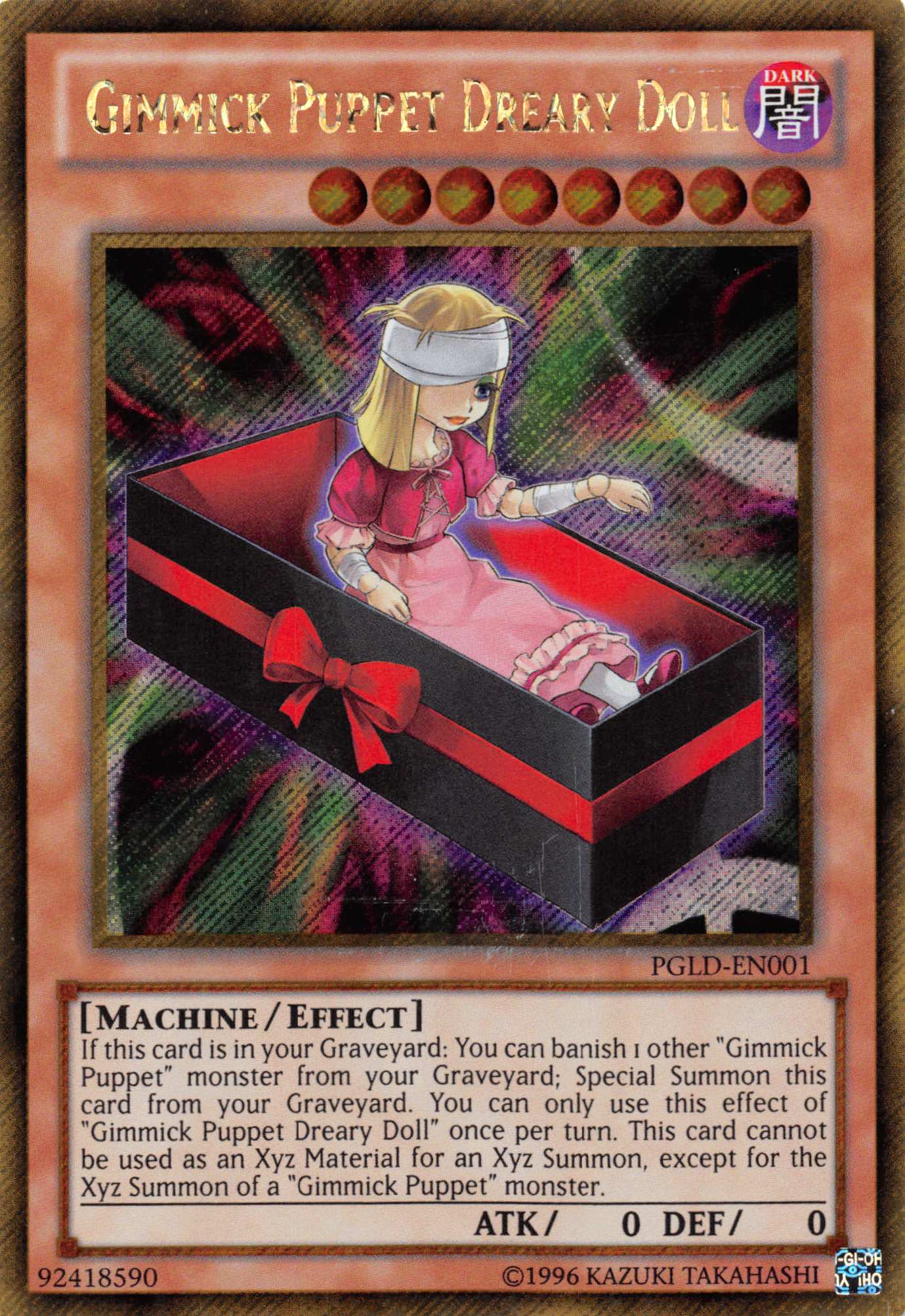 Gimmick Puppet Dreary Doll [PGLD-EN001] Gold Secret Rare