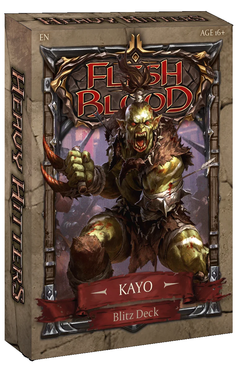 Flesh and Blood: Kayo (Brute) Heavy Hitters Blitz Deck