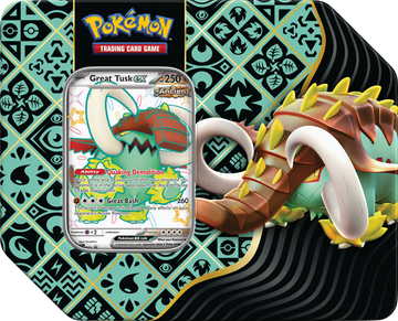 Pokémon TCG: Scarlet & Violet Paldean Fates Tin (Great Tusk)