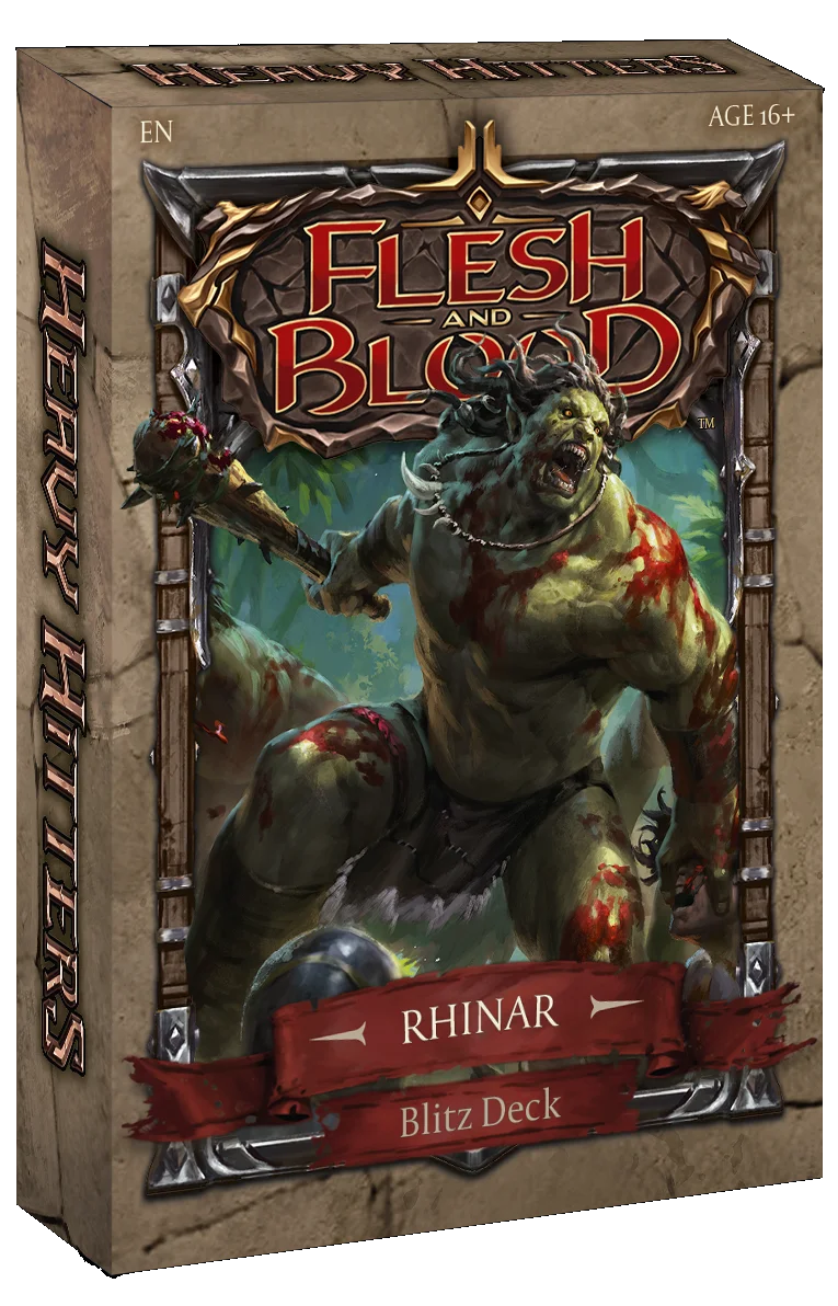 Flesh and Blood: Rhinar (Brute) Heavy Hitters Blitz Deck