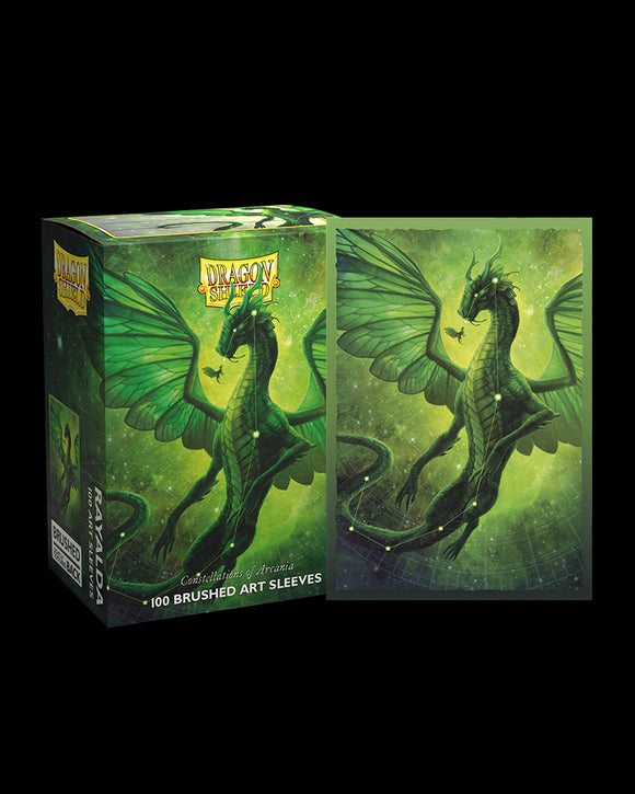 100ct Dragon Shield Brushed Art Sleeves:  Rayalda Constellations (Standard Size)
