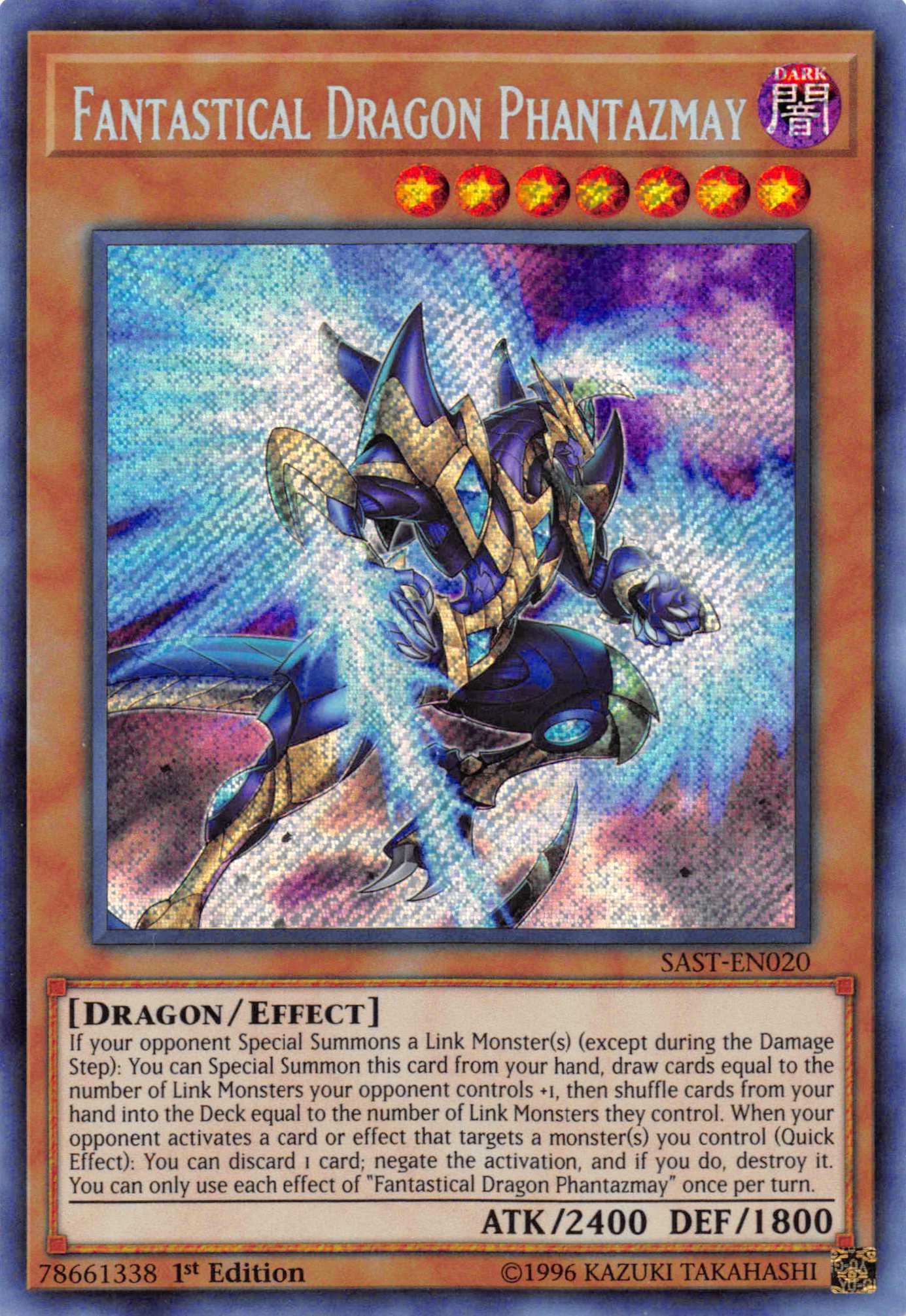 Fantastical Dragon Phantazmay [SAST-EN020] Secret Rare