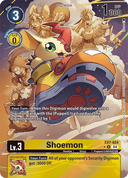 Shoemon (Alternate Art) [EX7-024-R] [Digimon LIBERATOR] Foil