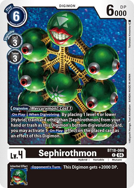 Sephiromon [BT18-066-C] [Release Special Booster 2.0] Normal