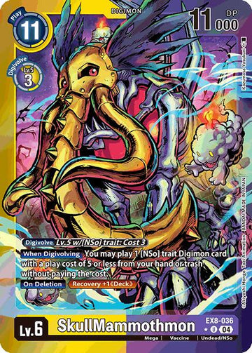 SkullMammothmon (Limited Foil) [EX8-036-U] [Chain of Liberation] Foil
