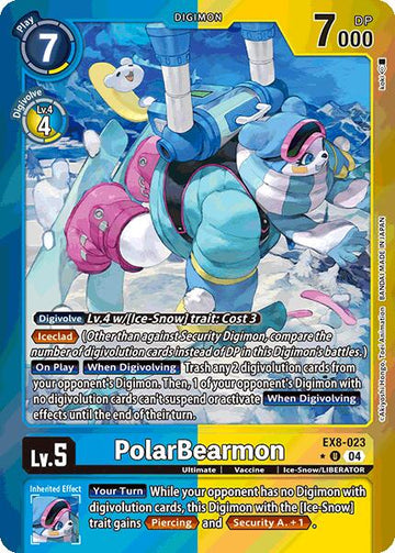 PolarBearmon (Limited Foil) [EX8-023-U] [Chain of Liberation] Foil