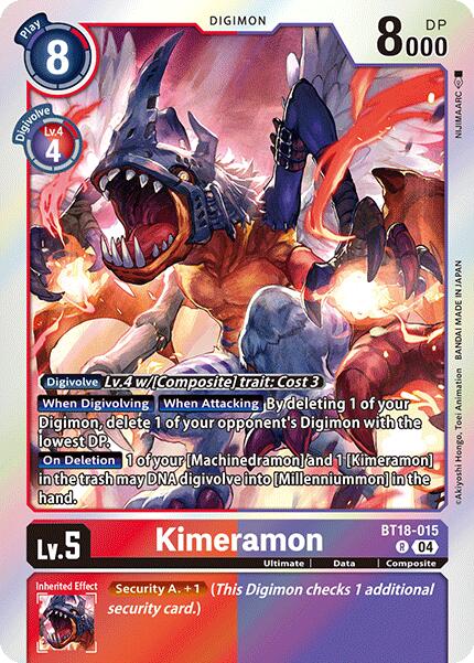 Kimeramon - BT18-015 [BT18-015-R] [Release Special Booster 2.0] Foil