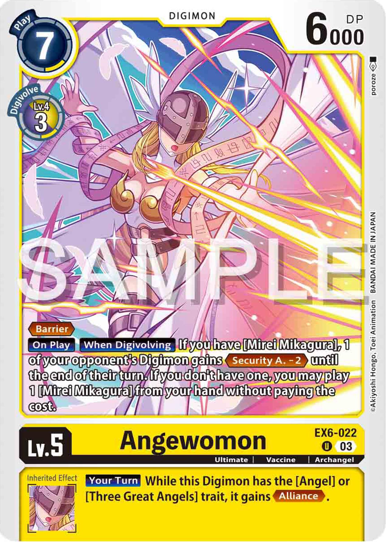 Angewomon [EX6-022-U] [Infernal Ascension] Normal