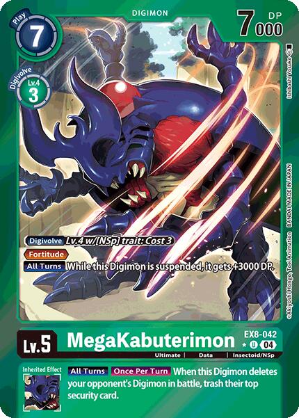 MegaKabuterimon (Limited Foil) [EX8-042-U] [Chain of Liberation] Foil