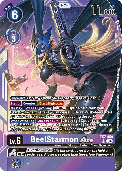 BeelStarmon ACE [EX7-059-SR] [Digimon LIBERATOR] Foil