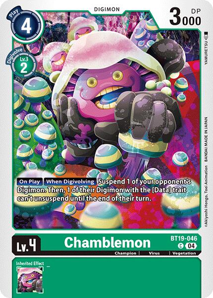 Chamblemon [BT19-046-C] [Release Special Booster 2.0] Normal