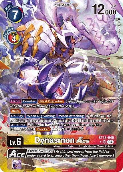 Dynasmon ACE (Alternate Art) [BT18-040-SR] [Release Special Booster 2.0] Foil